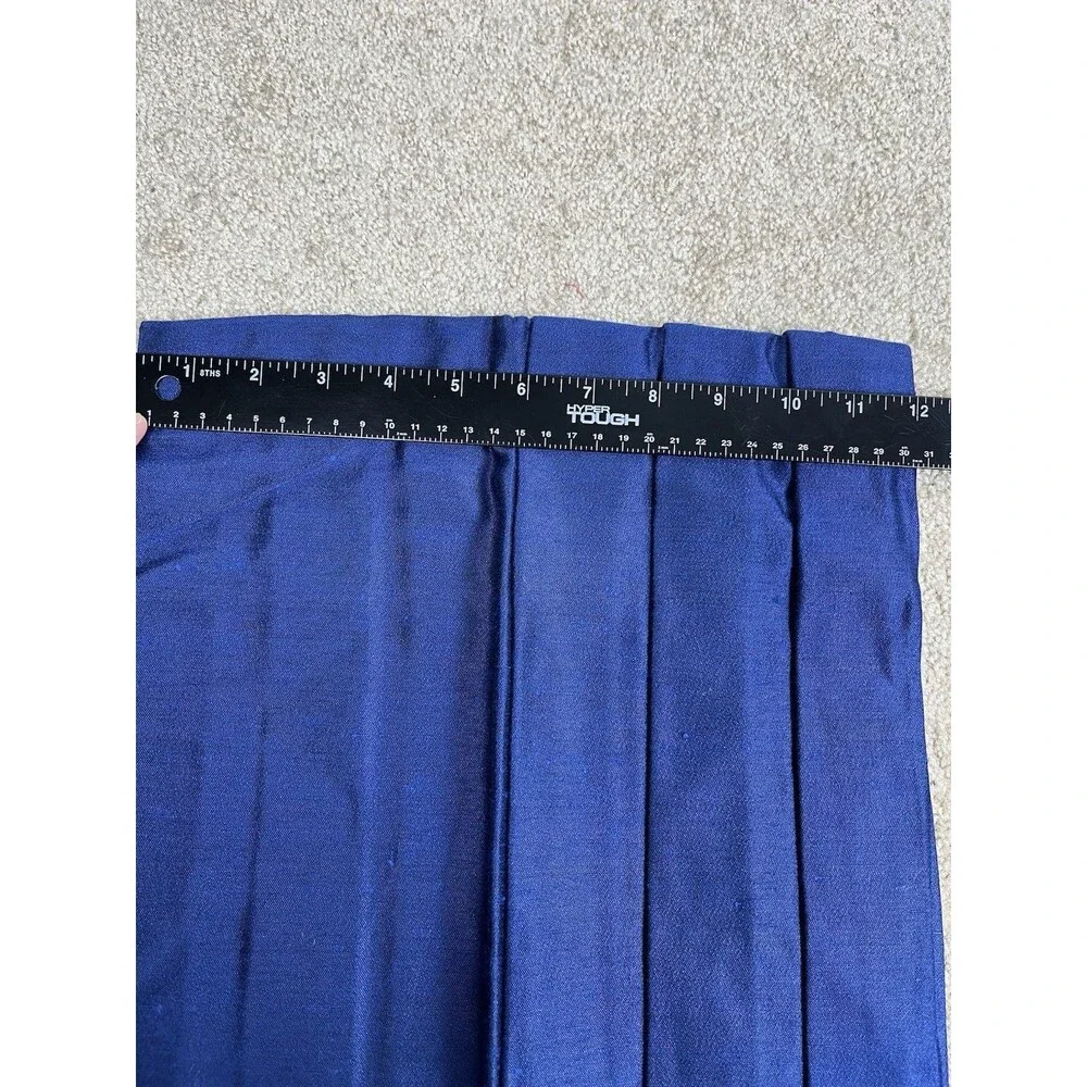 NOS 3 Set JCPenney Supreme 3pc Swag & Cascade Retro Set Blue 50” Window USA Made